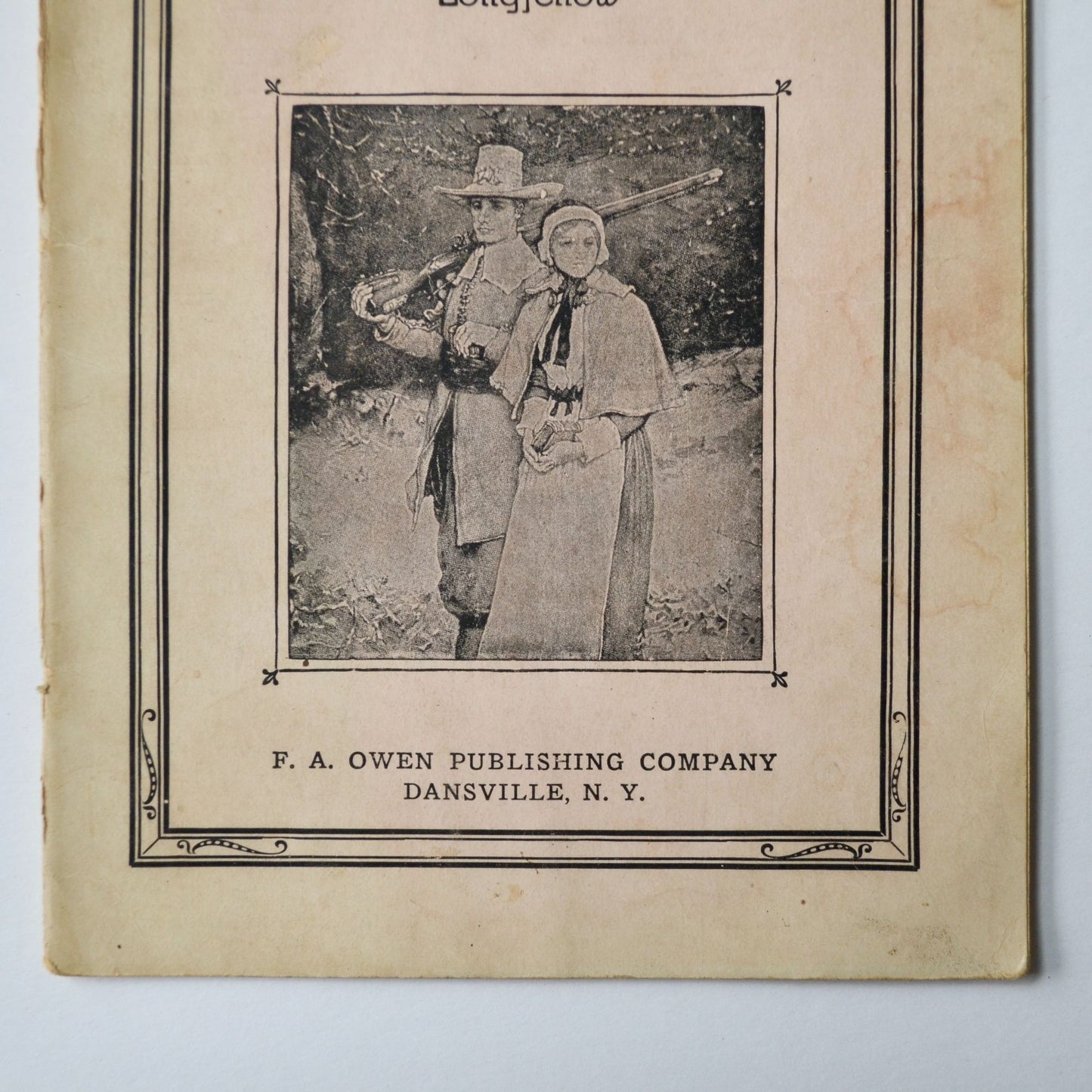 The Courtship of Miles Standish Longfellow Instructor Literature Series Antique Booklet