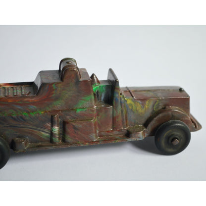 Vintage 1950's Lido Fire Truck Toy 6" Hard Plastic