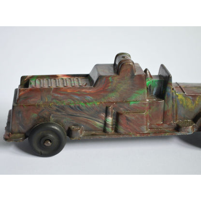Vintage 1950's Lido Fire Truck Toy 6" Hard Plastic