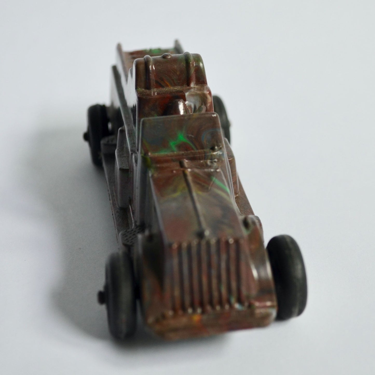 Vintage 1950's Lido Fire Truck Toy 6" Hard Plastic