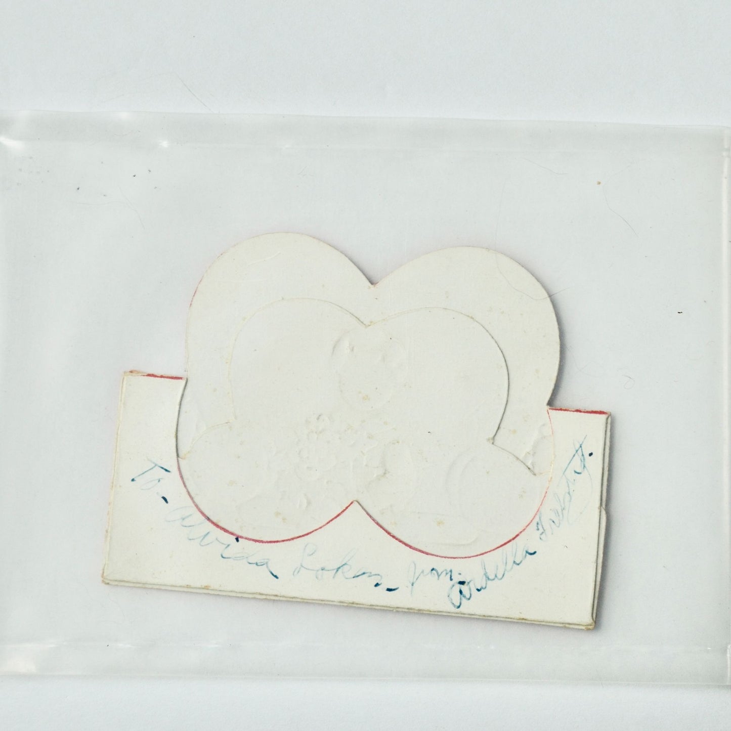 Vintage Valentine Card I Like My Teacher Don't Care Who Knows It