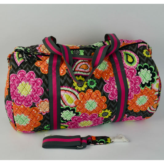 Vera Bradley Ziggy Zinnia Duffle Bag