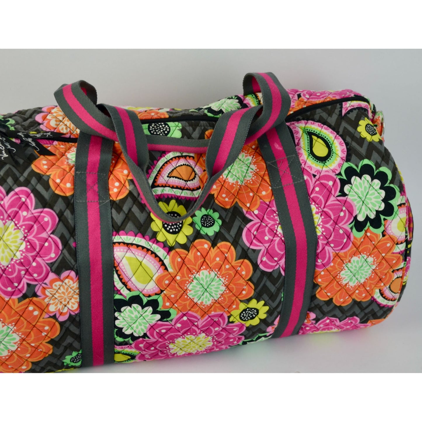 Vera Bradley Ziggy Zinnia Duffle Bag
