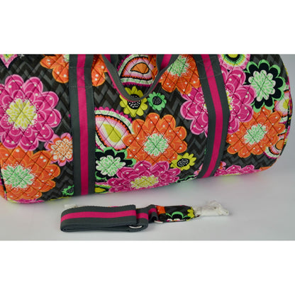Vera Bradley Ziggy Zinnia Duffle Bag