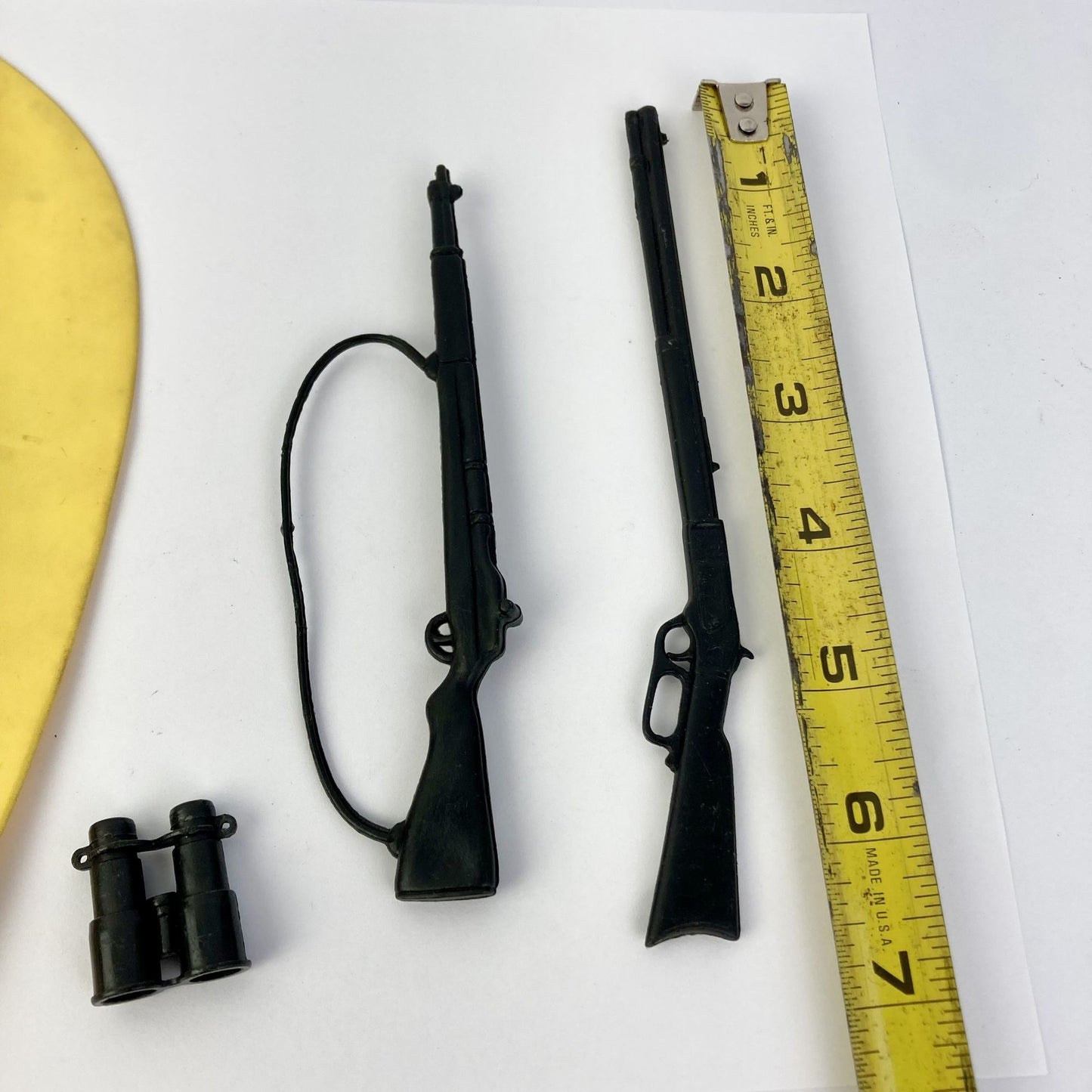 Vintage Toy Lot G.I. Joe USN Raft Binoculars Rifles