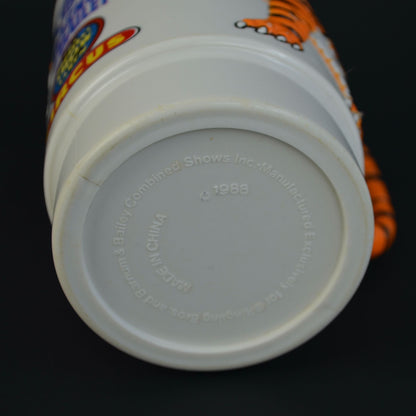 Vtg 1988 Ringling Bros Barnum And Bailey Circus 3D Tiger Plastic Mug Cups