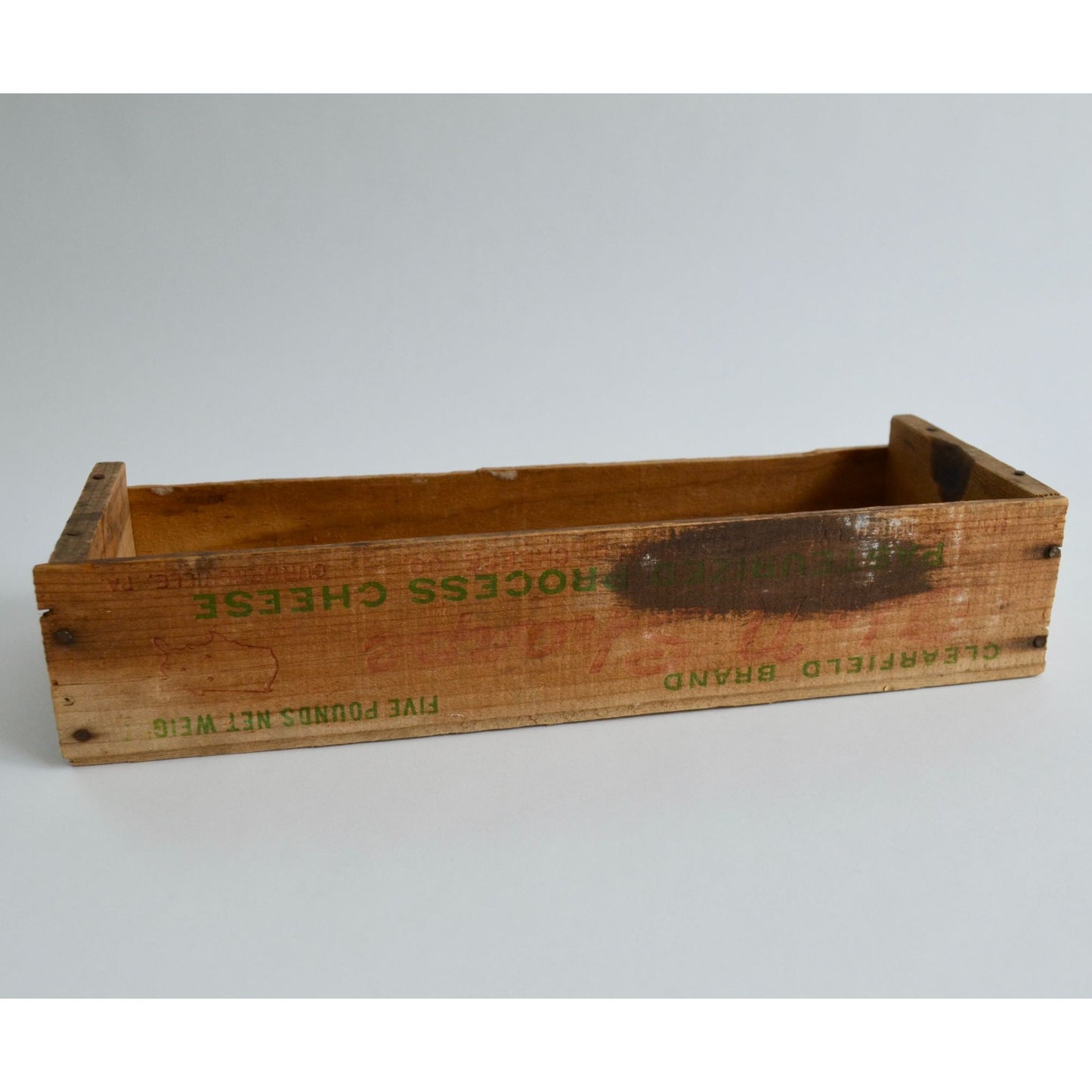 Ole'n Sharpe Cheese Wooden Box 5 LBS READ