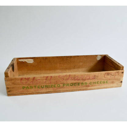 Ole'n Sharpe Cheese Wooden Box 5 LBS READ