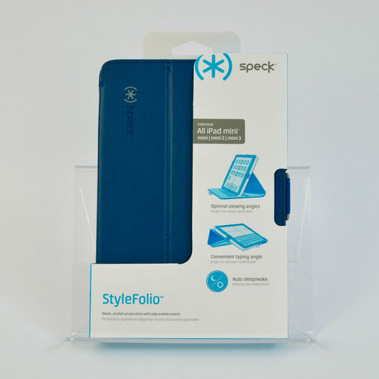 Speck All iPad mini 2 3 StyleFolio Teal Blue Case New