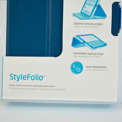 Speck All iPad mini 2 3 StyleFolio Teal Blue Case New