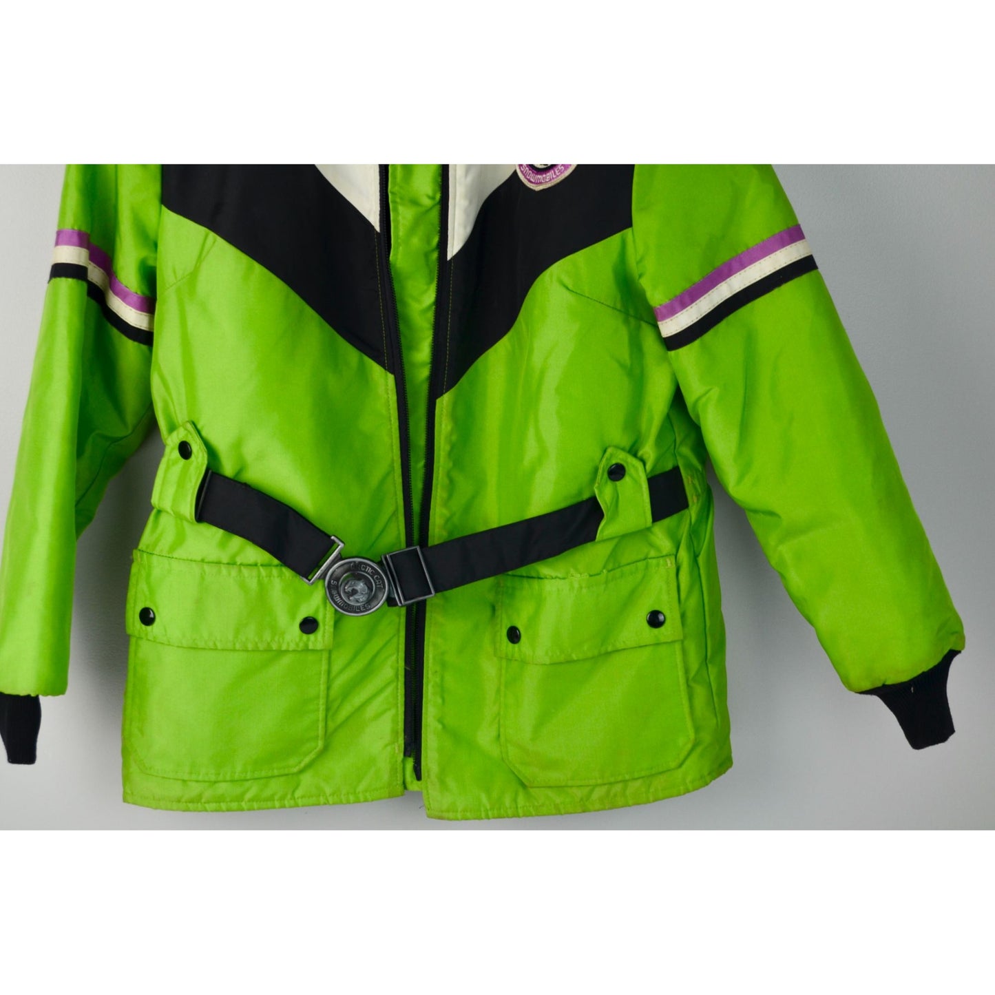 Vintage Arctic Cat Snowmobile Jacket Arctic Wear Women's Size M, MISSING ZIPPER