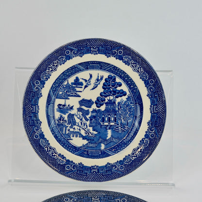 Johnson Bros England Blue Willow Bread Plates Lot of 2 6.25"