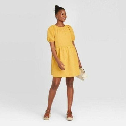 NEW Universal Thread Smocked Gauze Dress Gauze