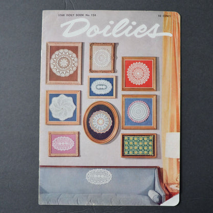 Vintage Star Doily Book No. 124 1955 Crochet Patterns