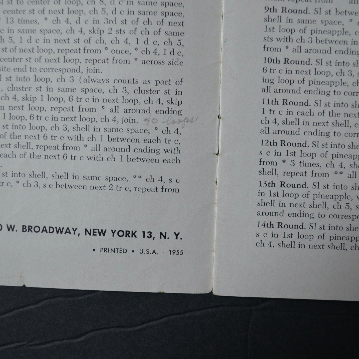 Vintage Star Doily Book No. 124 1955 Crochet Patterns