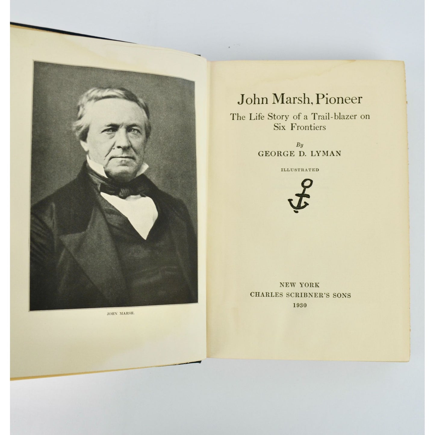 John Marsh, Pioneer George D Lyman SIGNED PLUS LETTER! BONUS