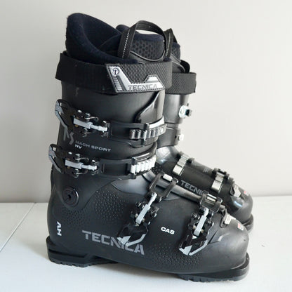 Tecnica Mach Sport HV Ski Boots Mondo Size 28.5 Men's Alpine CAS Black NICE!