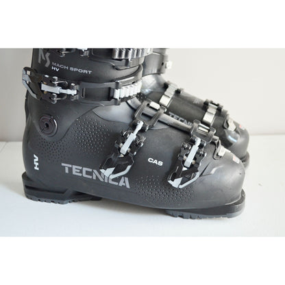 Tecnica Mach Sport HV Ski Boots Mondo Size 28.5 Men's Alpine CAS Black NICE!