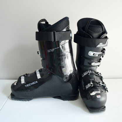 Tecnica Mach Sport HV Ski Boots Mondo Size 28.5 Men's Alpine CAS Black NICE!