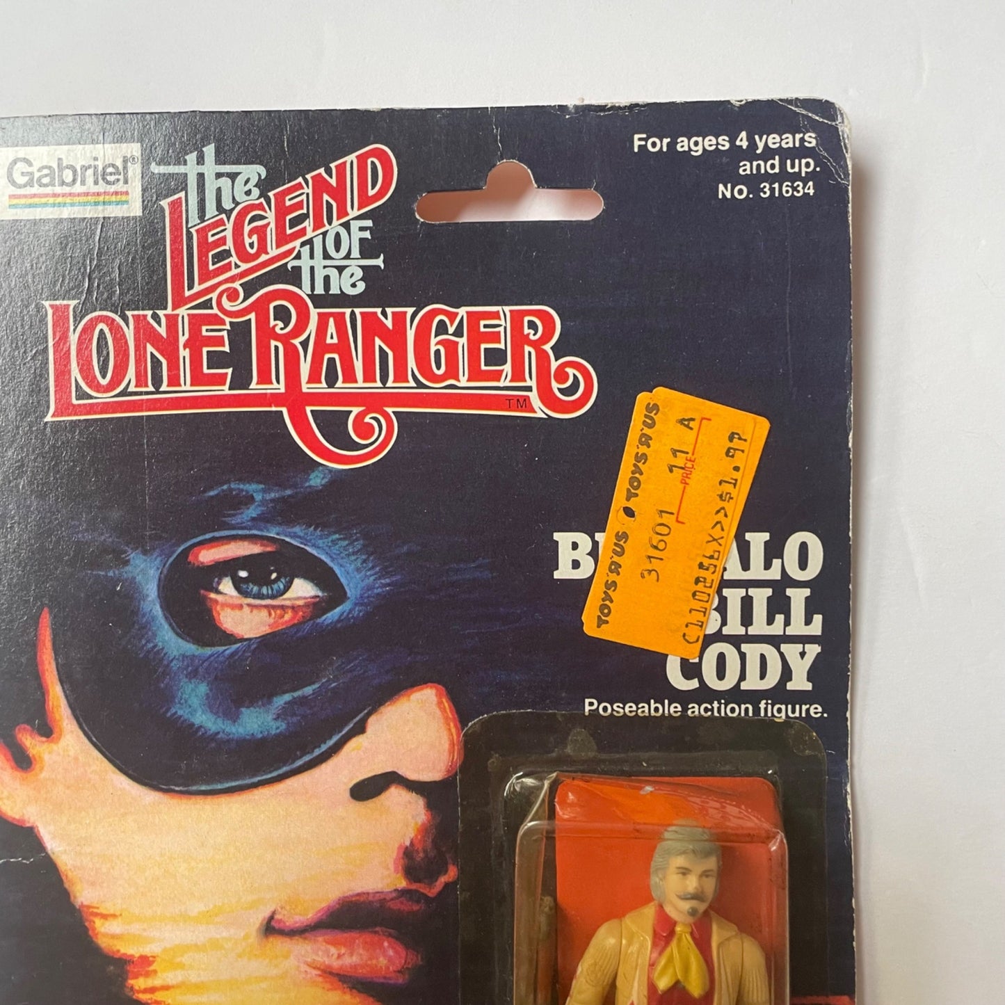 Gabriel The Legend of the Lone Ranger Buffalo Bill Cody Figure NOS