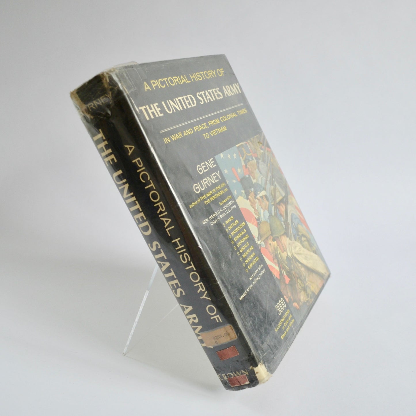 Vintage 1966 "A Pictorial History of the United States Army" Book by Gene Gurney
