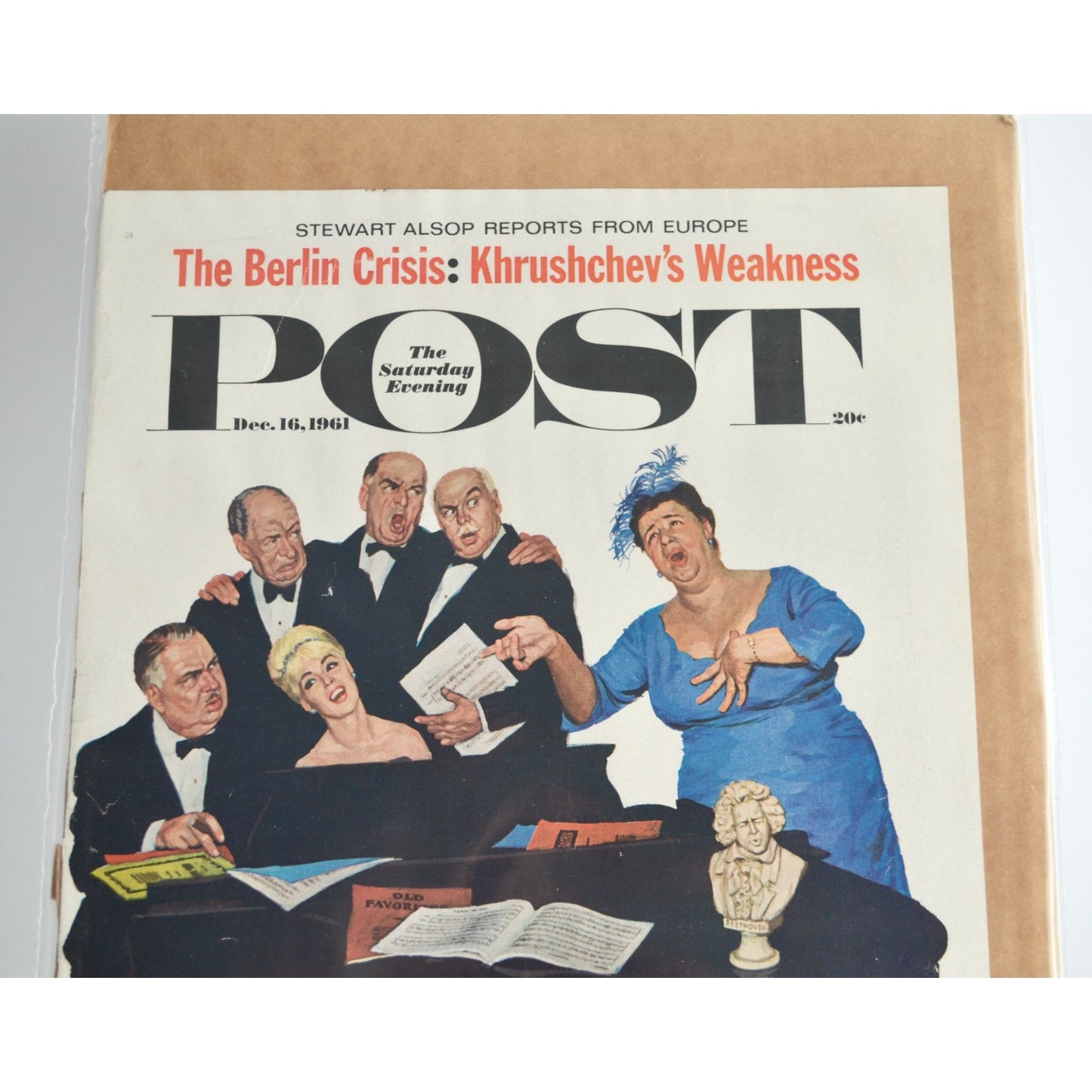 The Saturday Evening Post Magazine COVER December DEC 16 1961