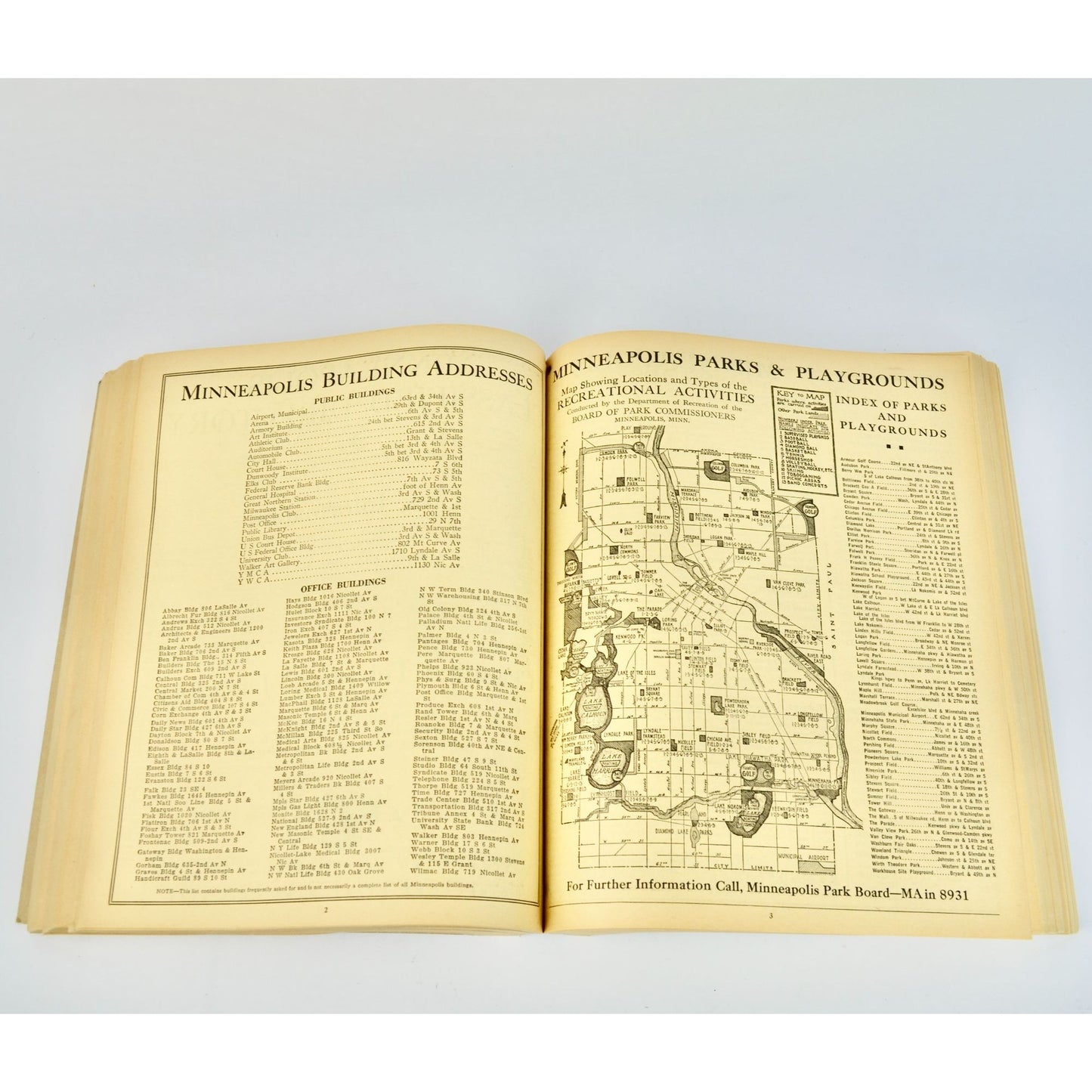 Vintage Spring 1939 Minneapolis MN Telephone Directory Book