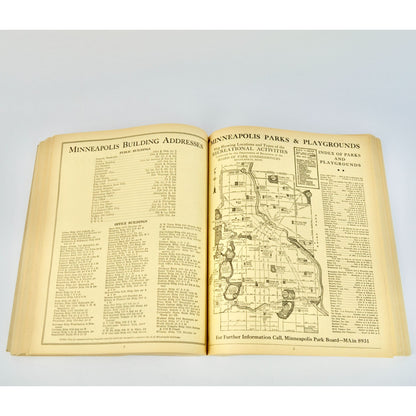 Vintage Spring 1939 Minneapolis MN Telephone Directory Book