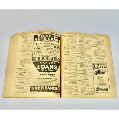 Vintage Spring 1939 Minneapolis MN Telephone Directory Book