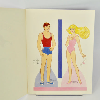 Golden Barbie Paper Doll Perfume Pretty 1500 1988 UNCUT