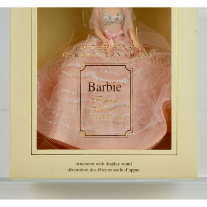 Hallmark Barbie In the Pink Ornament Fashion Model In Box