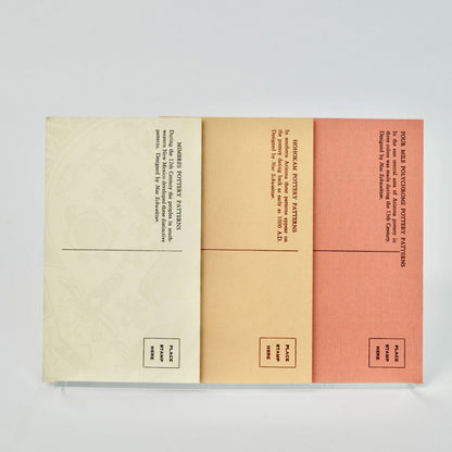 Mac Schweitzer Pottery Patterns Postcards Set of 3 Unused