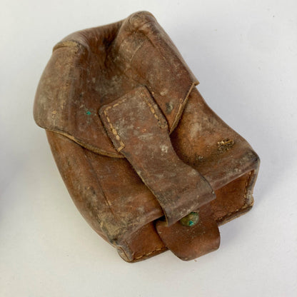 Lot 3 Vintage Serbian Leather Mauser M48 Magazine Pouches Ammunition Cartridge