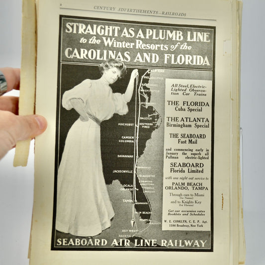 Antique Miscellaneous Ads & Illustrations December 1911 Loose Pages