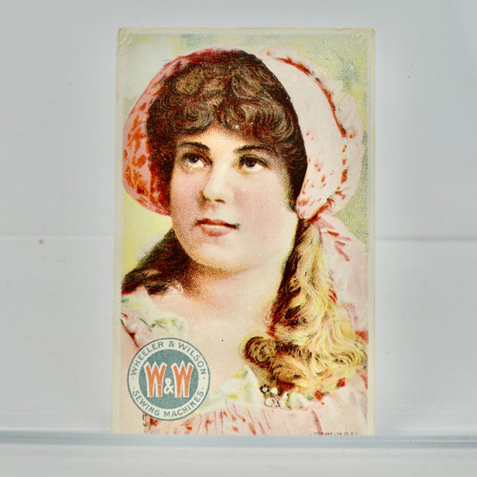 Wheeler Wilson Sewing Machines Victorian Trading Card Trade