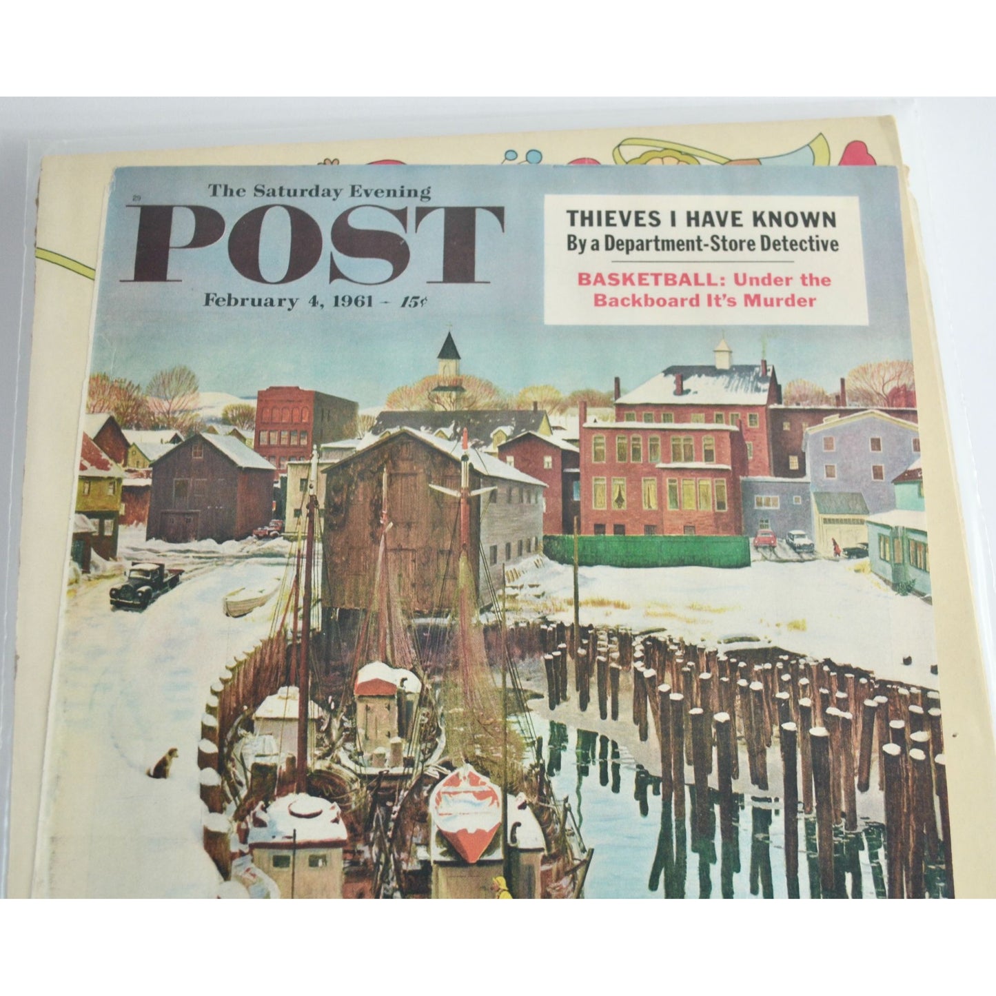 The Saturday Evening Post Magazine COVER February FEB 4 1961
