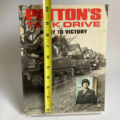 Patton's Tank Drive D-Day To Victory Vintage WWII Book by Michael Green