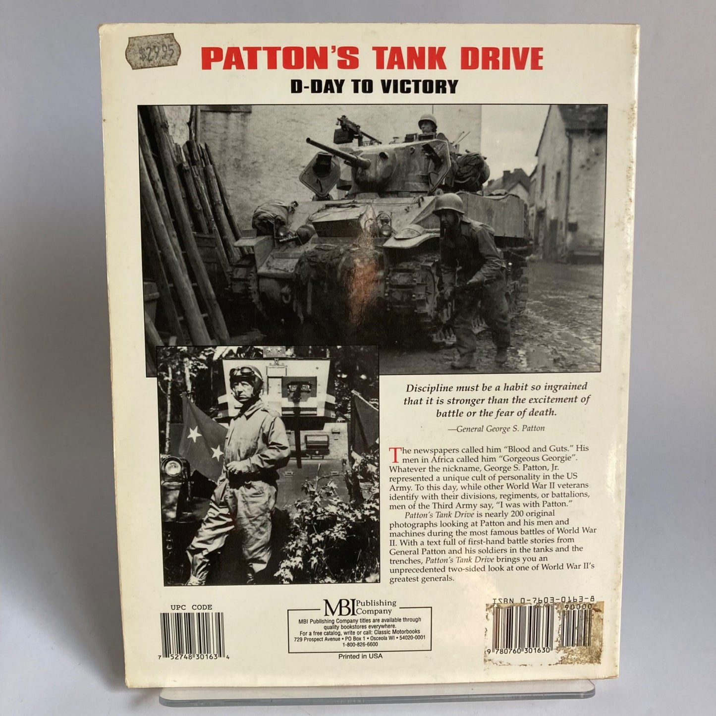 Patton's Tank Drive D-Day To Victory Vintage WWII Book by Michael Green