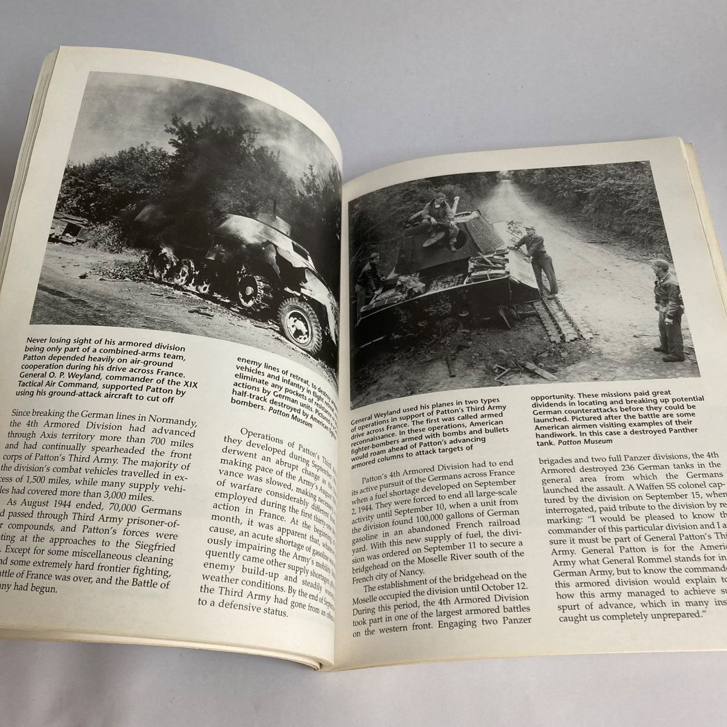 Patton's Tank Drive D-Day To Victory Vintage WWII Book by Michael Green