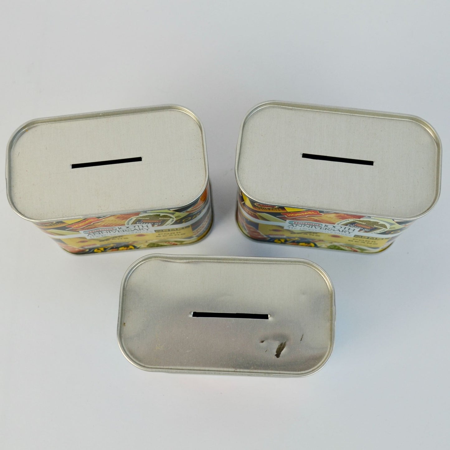 Spam Coin Banks Lot of 3 Vintage 100th Anniversary