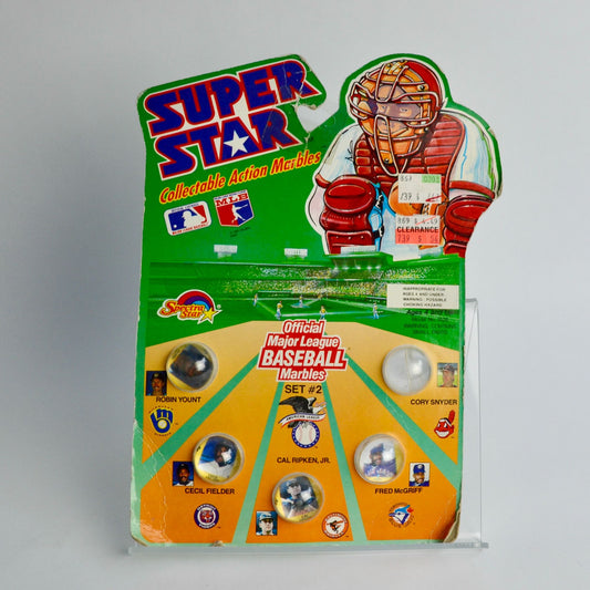 Spectra Star Super Collectable Action Marbles MLB Baseball Vintage NOS Set #2