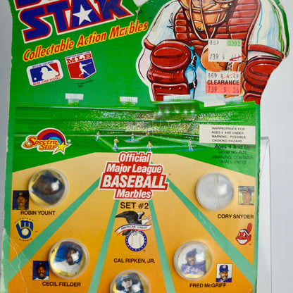 Spectra Star Super Collectable Action Marbles MLB Baseball Vintage NOS Set #2