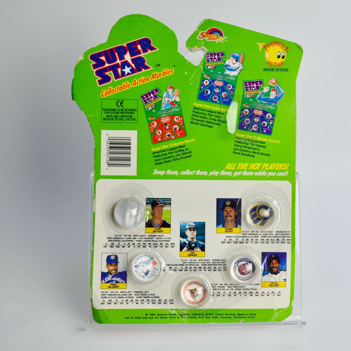 Spectra Star Super Collectable Action Marbles MLB Baseball Vintage NOS Set #2