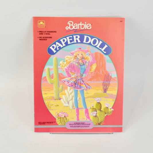 Golden Barbie Paper Doll 1502 Uncut 1990