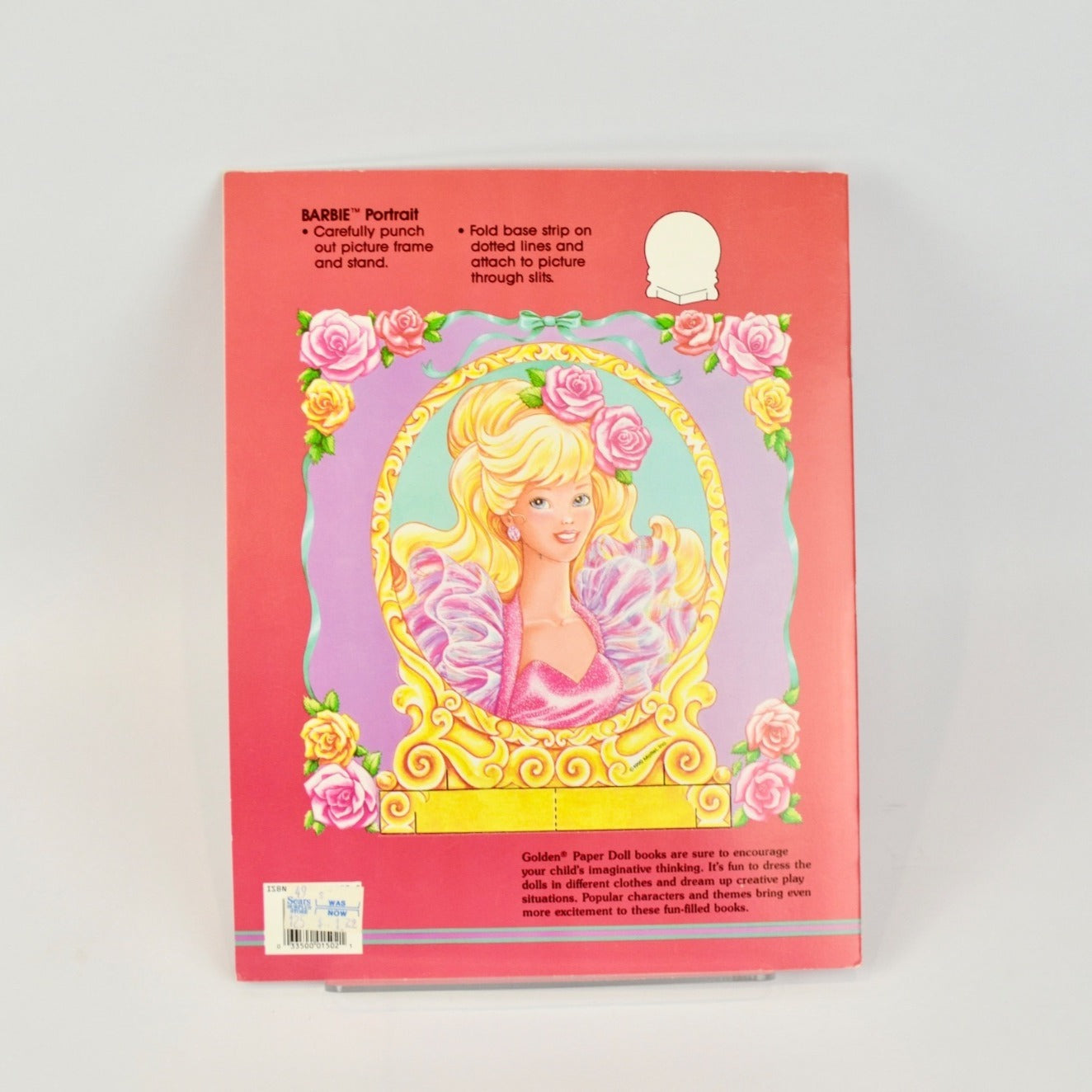Golden Barbie Paper Doll 1502 Uncut 1990