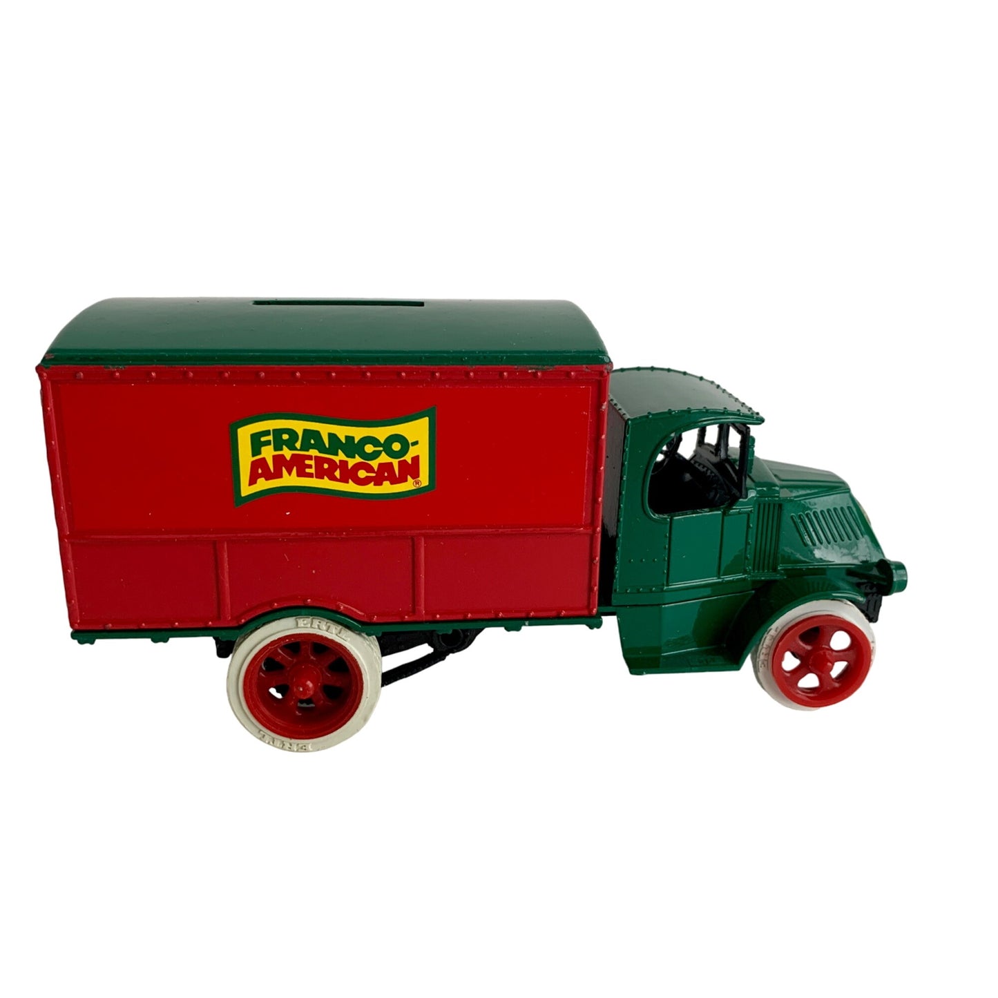 Franco American Ertl Truck Bank Green Red