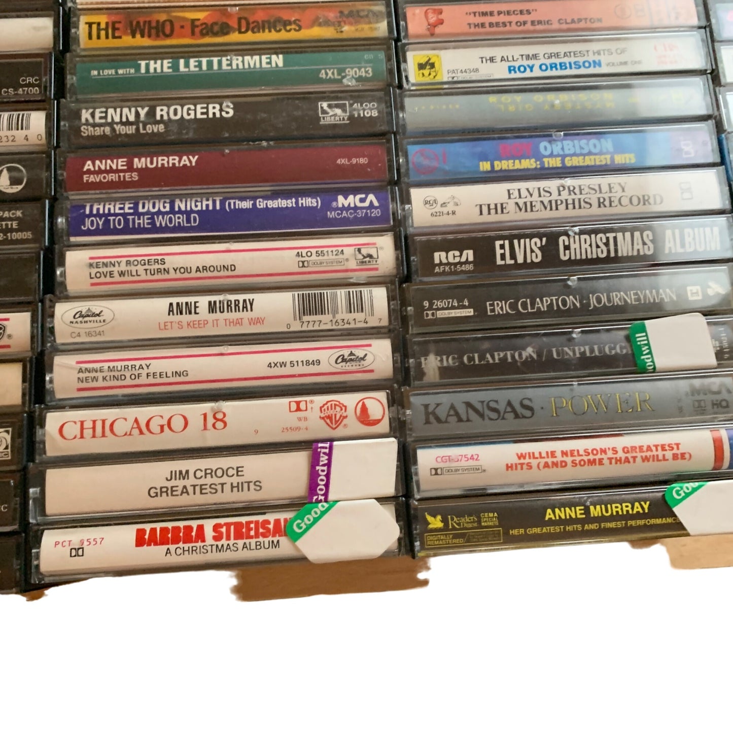 HUGE Lot 189 Vintage 70s 80s 90s Cassette Tapes Rock Pop Christian Soul