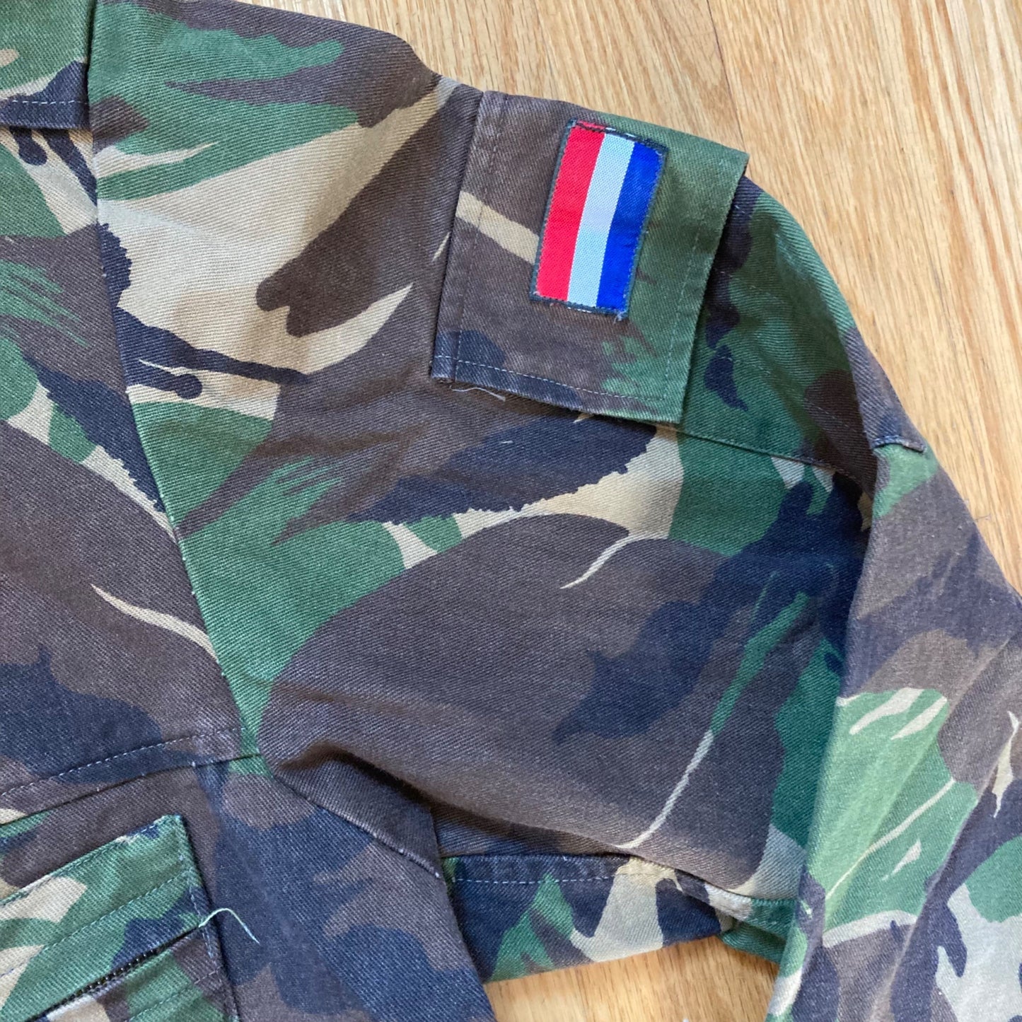 Dutch Military Camo Field Jacket DPM Army Shirt MADE IN HOLLAND