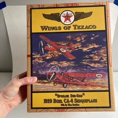 Wings of Texaco 1929 Buhl CA-6 Sesquiplane Spokane Sun-God Diecast Airplane Coin