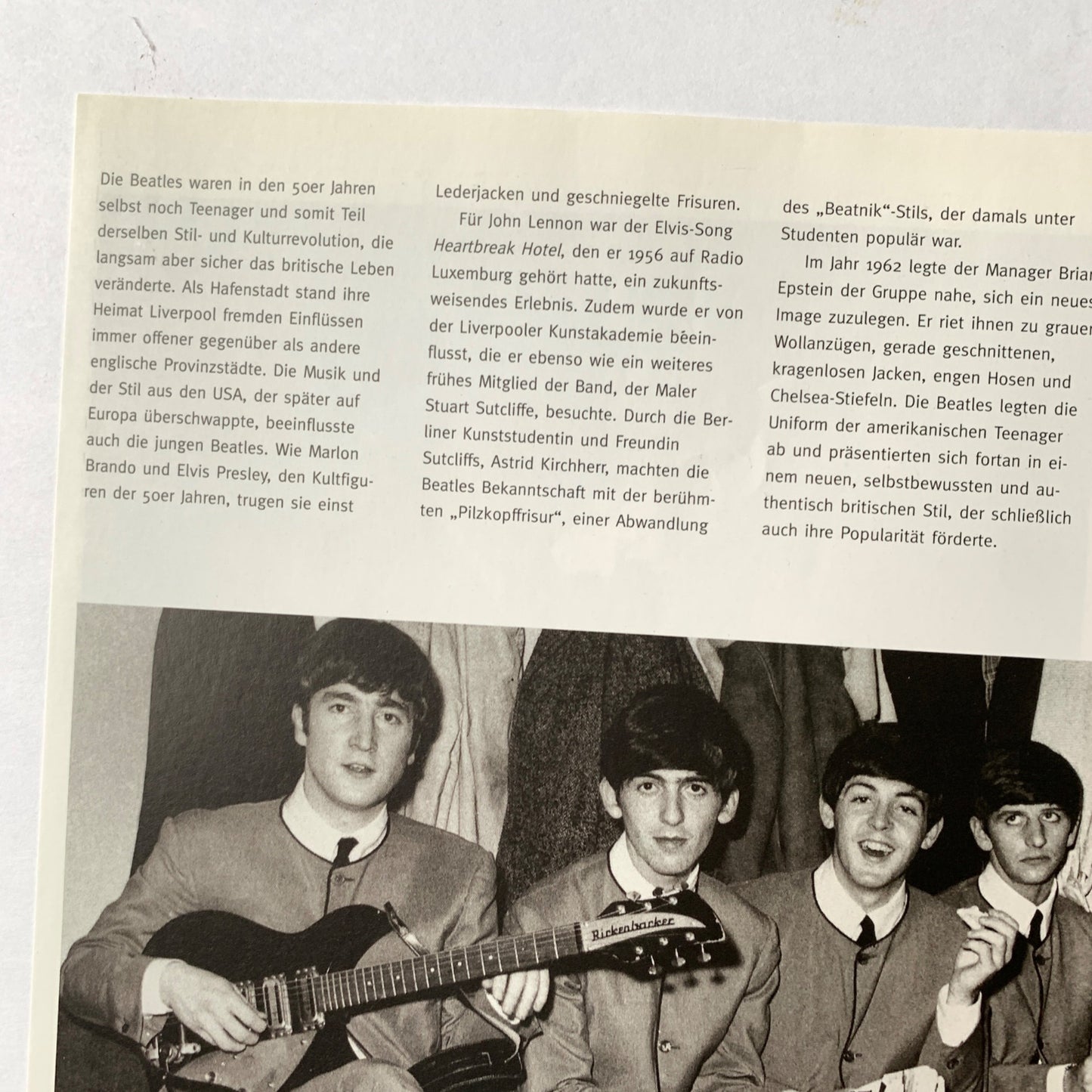 Beatles Magazine Cutouts Pages 1983 Collectibles Illustrated and Mode